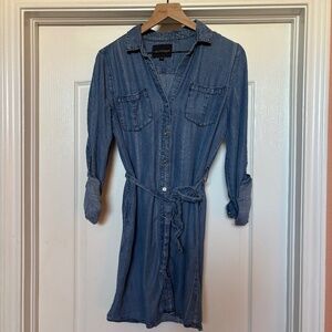 Velvet Heart Denim Wrap Dress